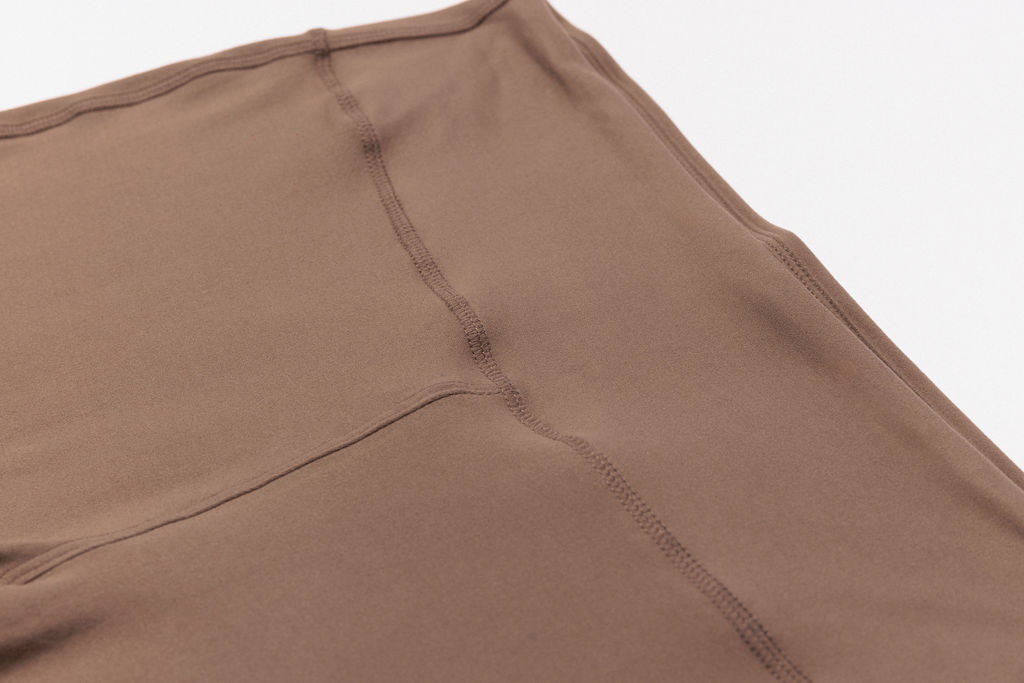 Plus Size Wide Waist Band Leggings (Mocha)