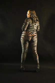 Plus Size Black Sheer Jumpsuit