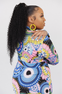 Plus Size Printed Maxi Shirt Dress – Bold, Colorful & Confident