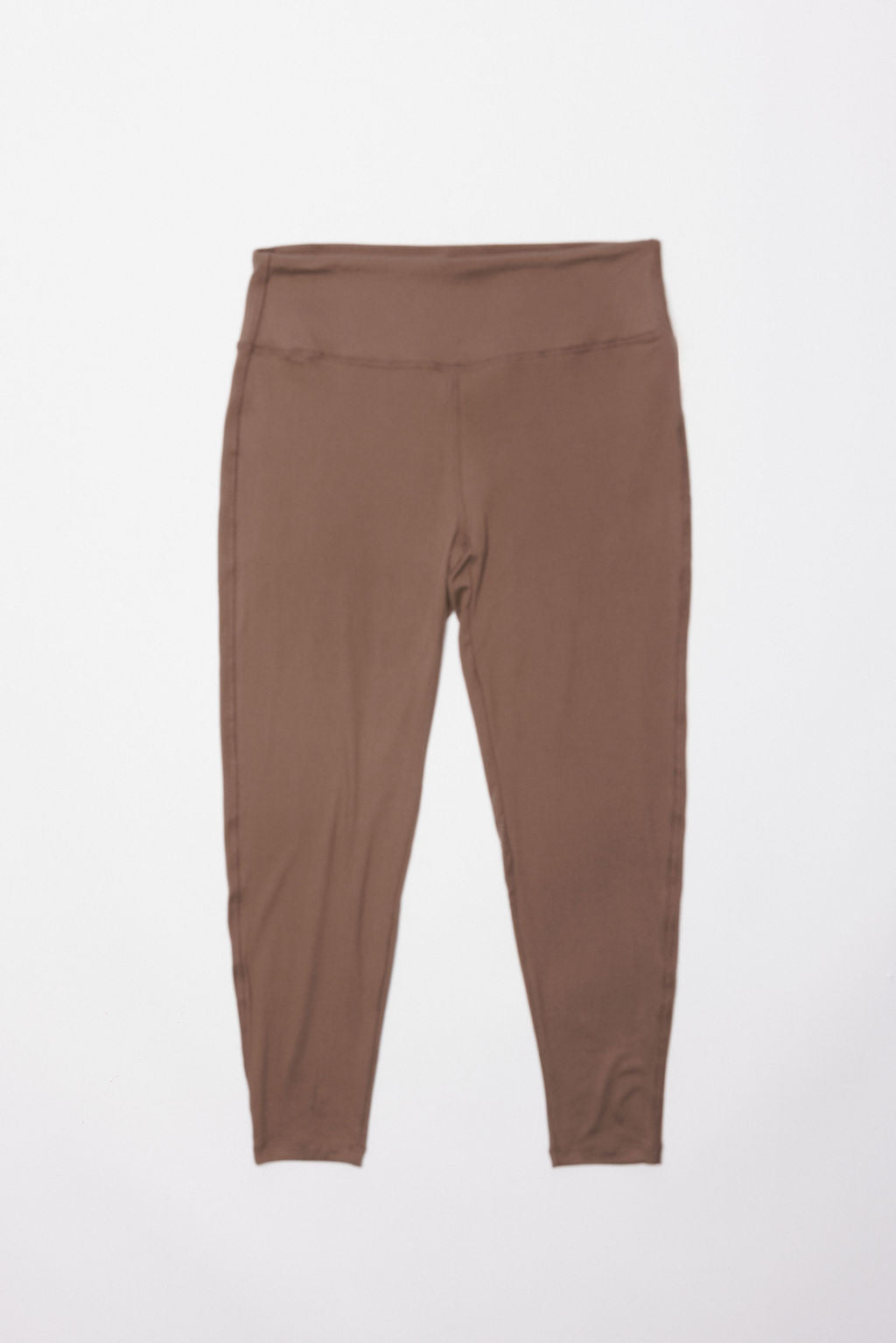 Plus Size Wide Waist Band Leggings (Mocha)