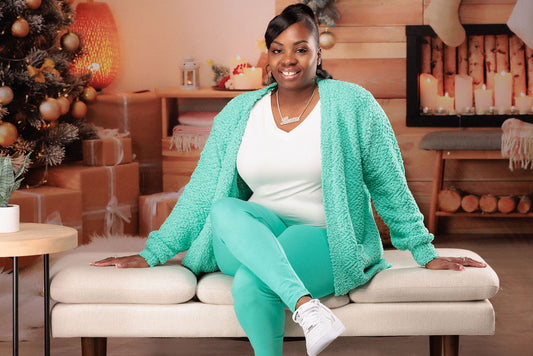 Plus size cardigan sweater