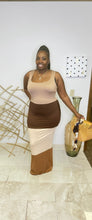Load image into Gallery viewer, Color Block Maxi (Mocha Combo)
