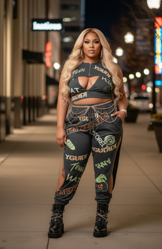 Satisfaction Guaranteed" 3-Piece Plus Size Set