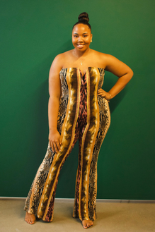 Plus Size Women Great Night Jumpsuit