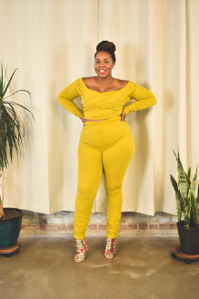 Women's Plus Size 2 Piece Legging Set
